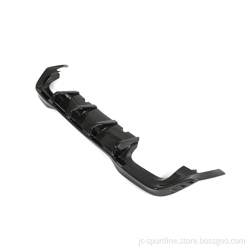 Carbon Fiber Golf R Rear Bumper Lip VW Golf VIII MK8 R Hatchback 2021-2023